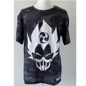 Datsik S M  T Shirt Black Print Just Saiyan